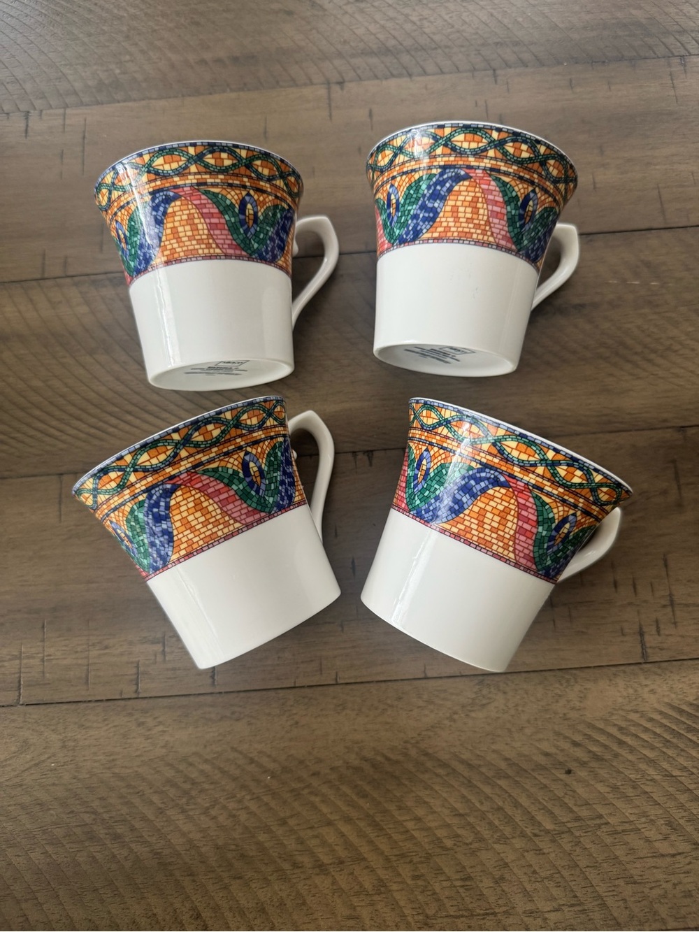 Mikasa São Paulo Coffee/Tea Cups- Set of 4